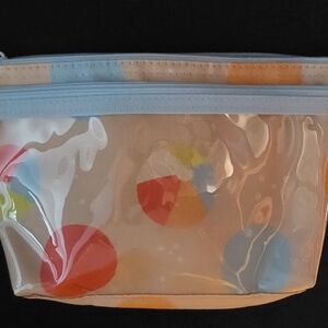 Clear Clip Pouch - Beach Balls